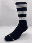 black and white sock
