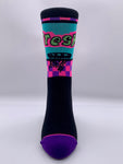 Basketball Graffiti Socks with black, paste, pink, and other colors