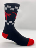 Breakdance Sock by CRU SOX, front right view.